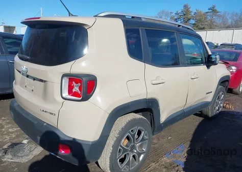 2016 Jeep Renegade Limited z USA, uszkodzony, nr VIN ZACCJBDT1GPC67646